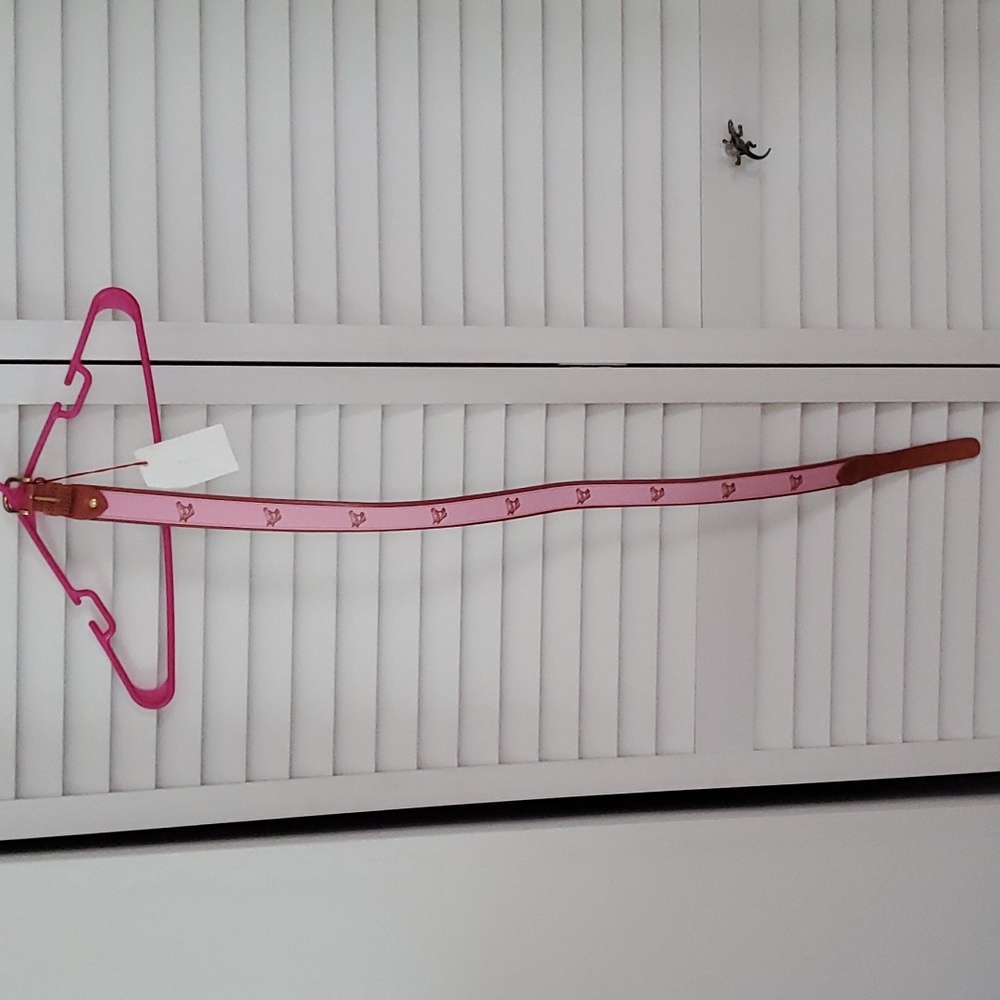 LILO ESPANA PINK LEATHER BELT